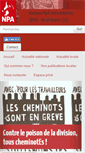 Mobile Screenshot of anticapitaliste-35.org